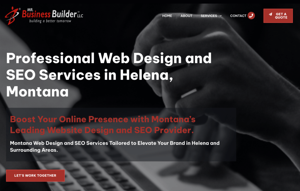 Website Design Helena MT and SEO Services Helena MT for local small businesses