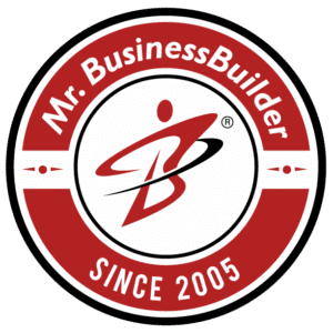 Mr. BusinessBuilder logo – Website design and SEO services in Helena, Montana.