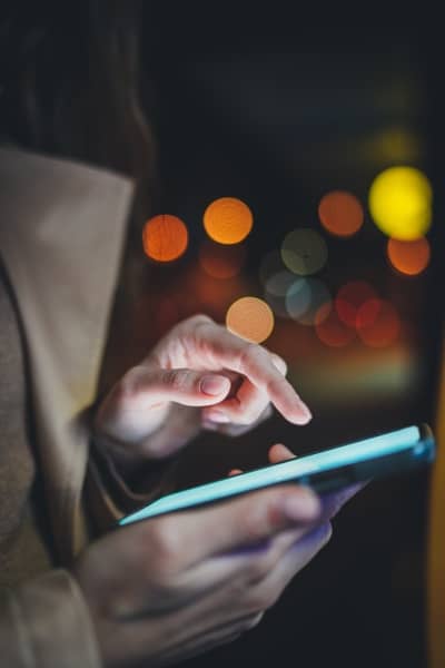 Man using smartphone – mobile-responsive website design for Helena businesses
