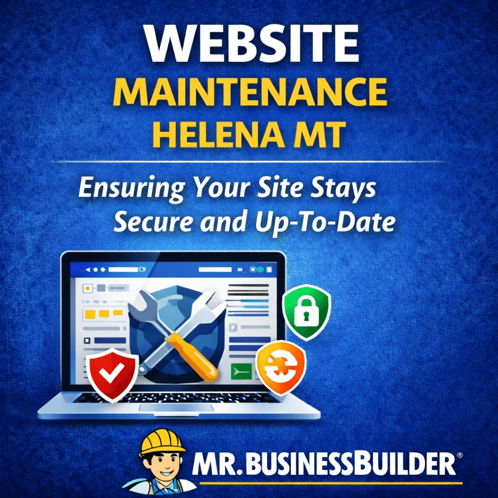 Website maintenance services in Helena MT focused on security, speed, and search visibility