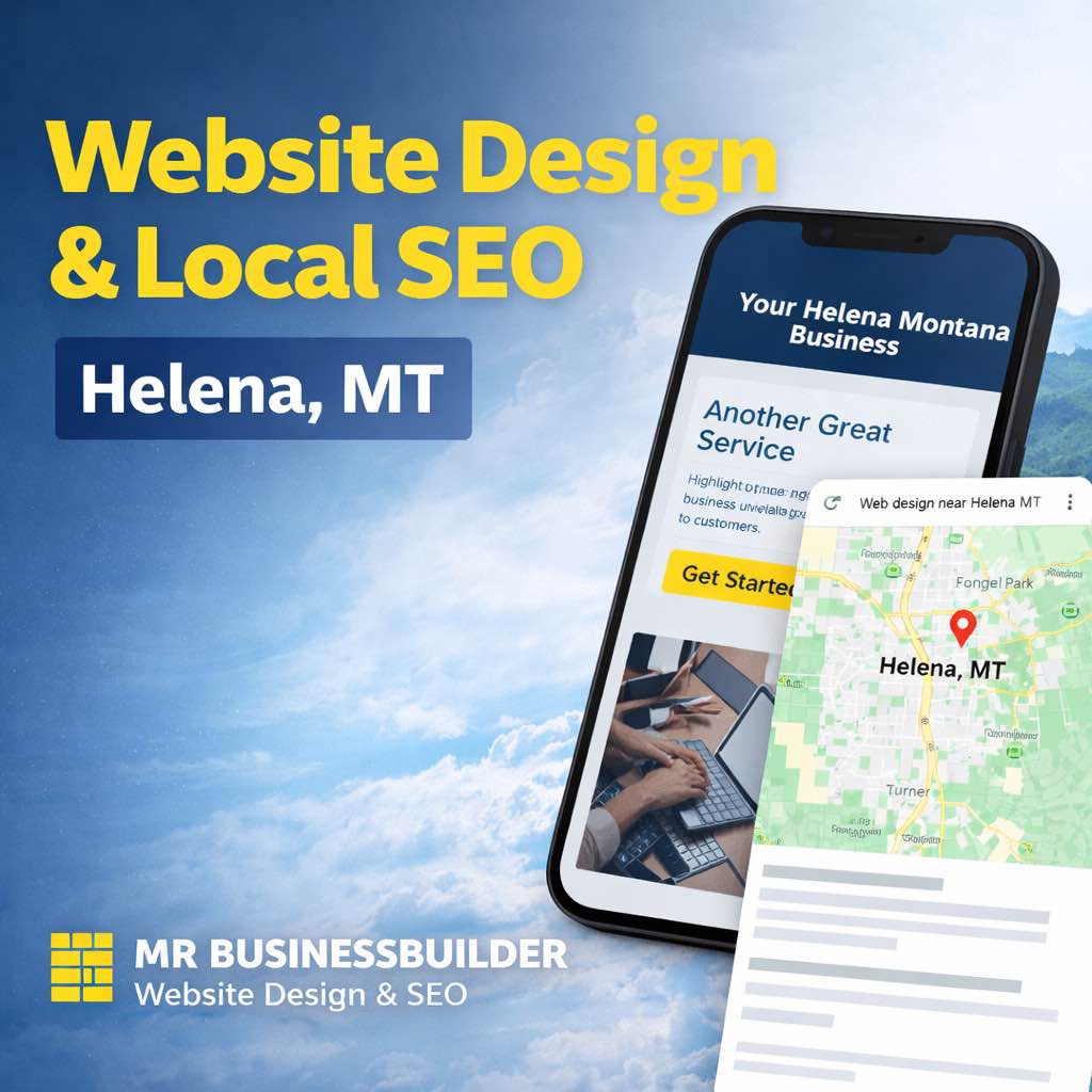 website design Helena MT and local SEO Helena MT mobile optimized website example by Mr BusinessBuilder